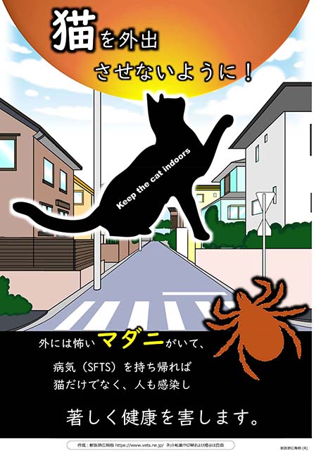 猫を外出させないように!!